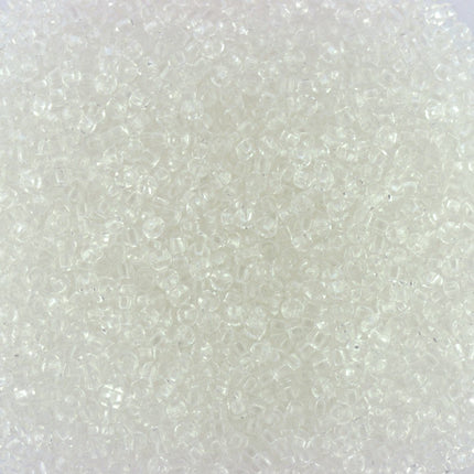 Size 11 Transparent Clear Crystal Seed Beads