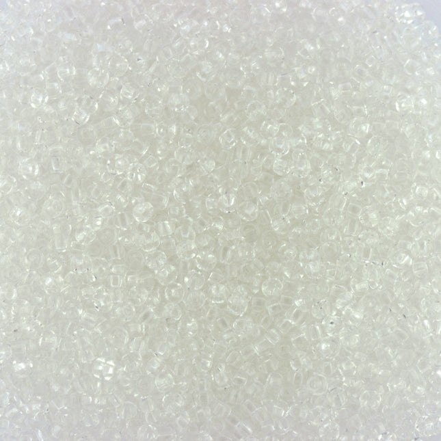 Size 11 Transparent Clear Crystal Seed Beads