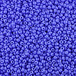 Size 11 Opaque Blue Seed Beads