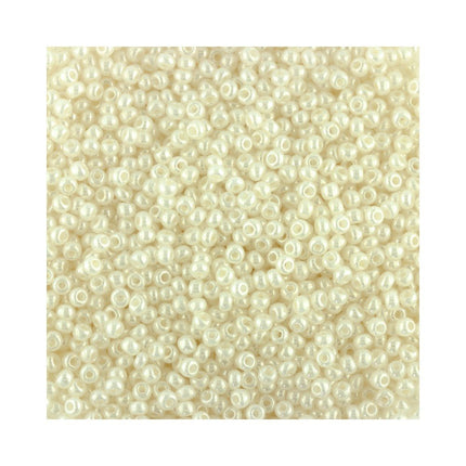 ize 11 Pearl Ivory Preciosa Seed Beads