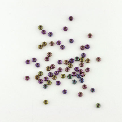 Size 11 Iridescent Purple Seed Beads