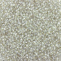 Size 11 Silver Lined Clear Seed Beads
