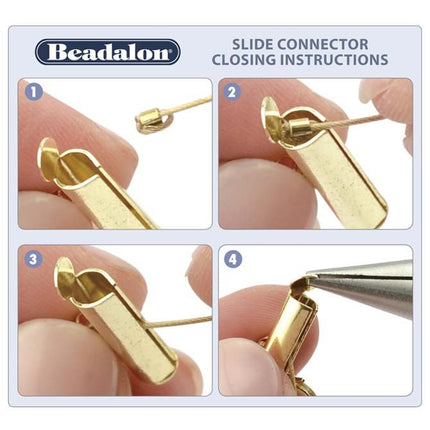 20mm Beadalon Slide Connector with Extension Chain & Trigger Clasp