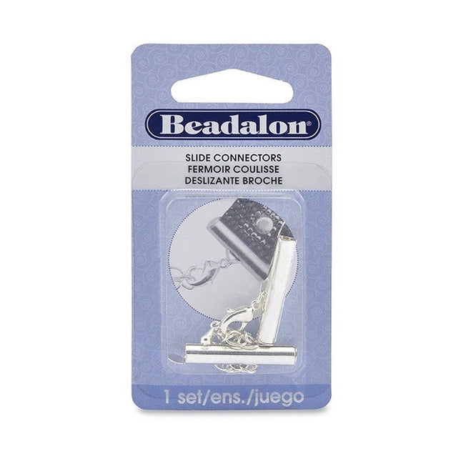 26mm Beadalon Slide Connector with Extension Chain & Trigger Clasp