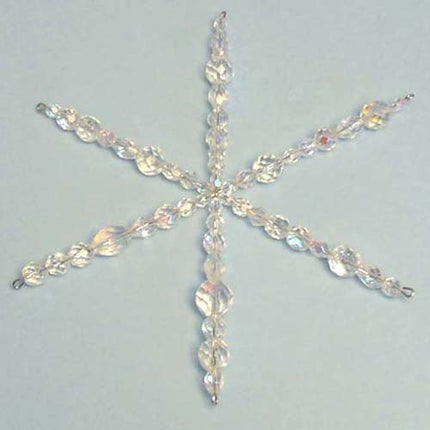 Snowflake Wire Form Medium 15cm (6 inches) 6 Pack