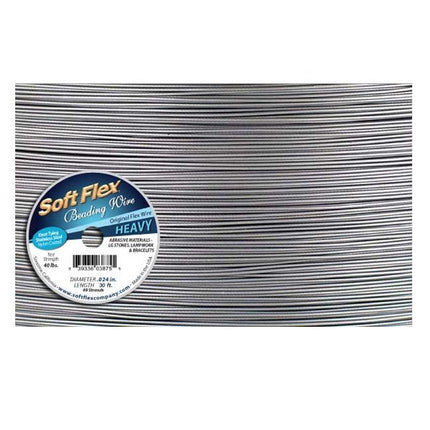 Soft Flex Heavy Satin Silver 50cm length