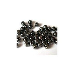 2.5mm Spacer Bead Black Plated