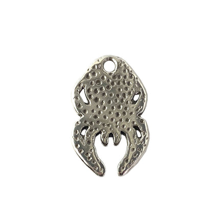 Spider Charm Antique Silver