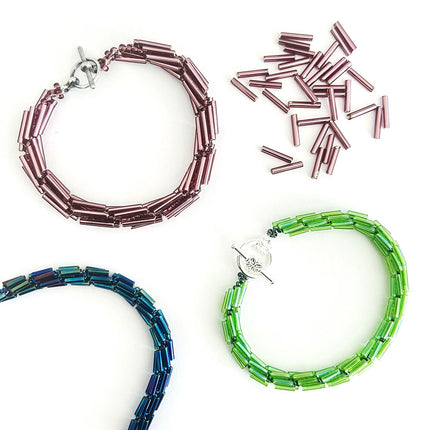 Spiral Stitch Bugle Bead Bracelet Workshop