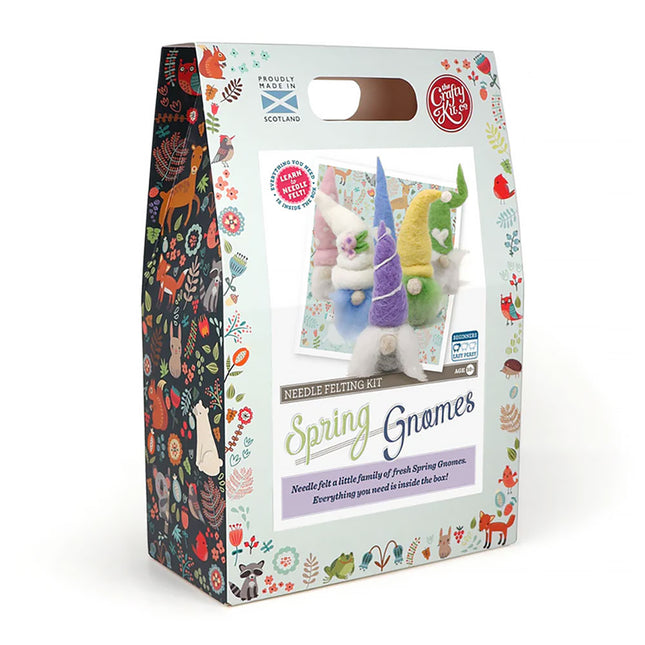 spring gnome needle felting kits.