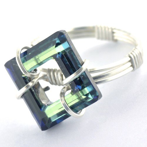 Square Wire Silver Plated 0.6mm (22 Gauge)
