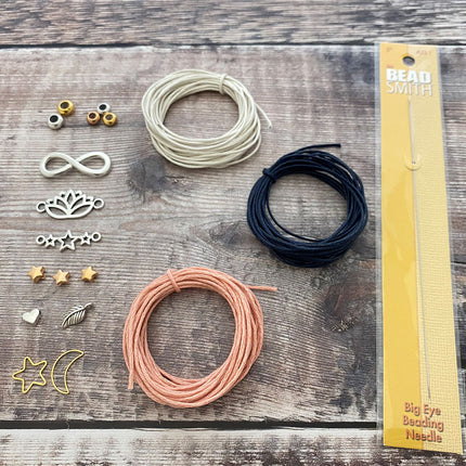 Stacking Bracelets Kit materials