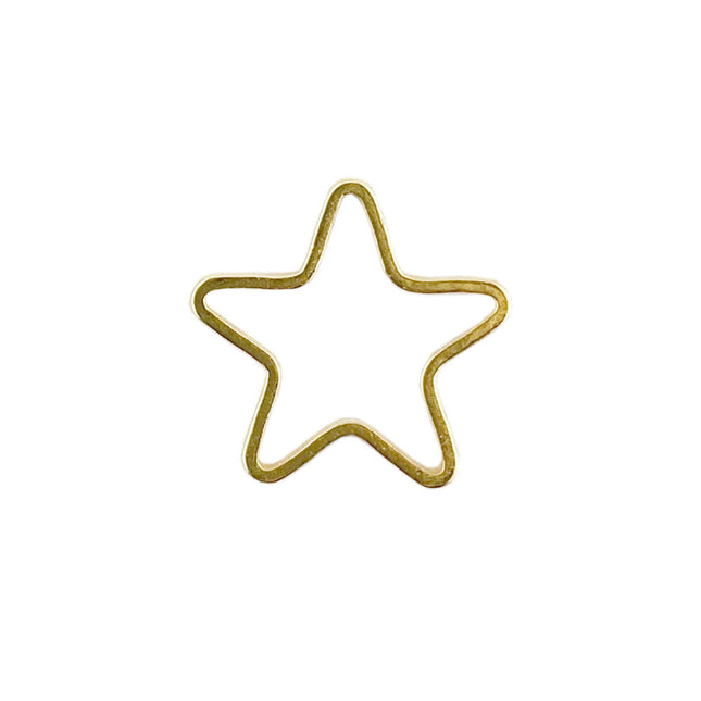12mm star link / connector gold plated