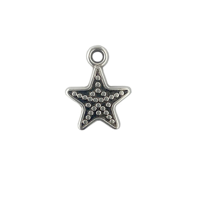 dotty starfish charm pendant