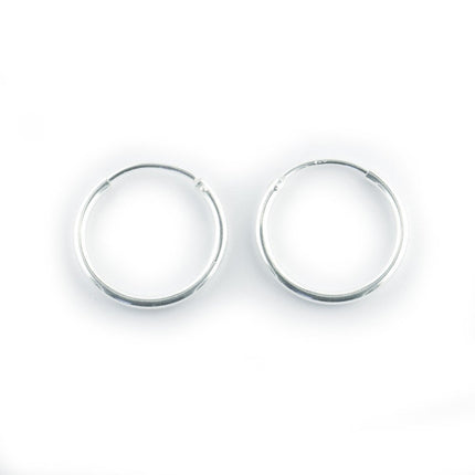 Sterling Silver Hoop Earrings 20mm