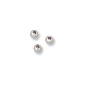 2mm Sterling Silver Spacer Bead