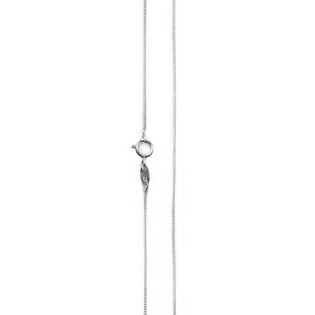 16 Inch Sterling Silver Lightweight Curb Chain