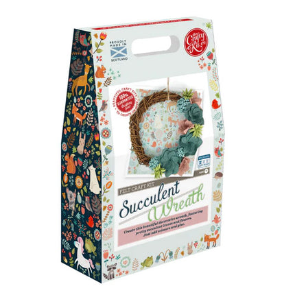 Succulent Wreath Felt Kit packaging