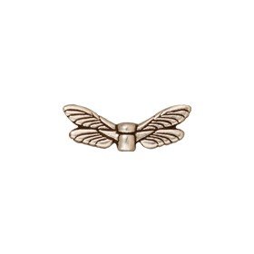 Tierracast Dragonfly Wings Bead Antique Silver
