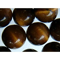 8mm Tiger Eye Round Semi-Precious Beads