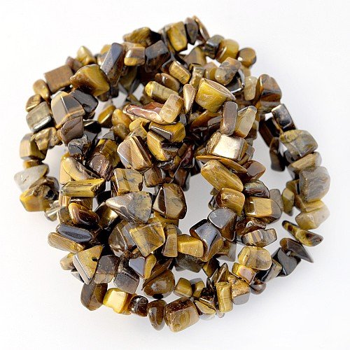 Semi-Precious Tiger Eye Tumblechip