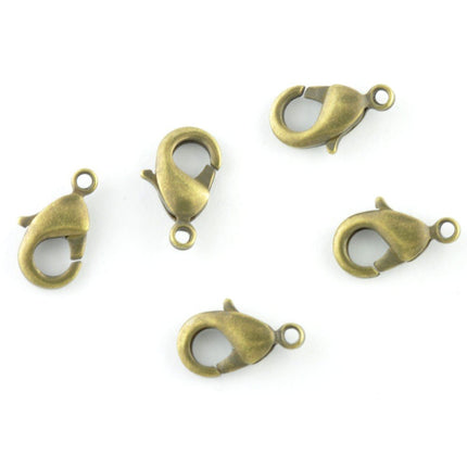 Lobster Clasp Ant. Gold - Nostalgia Beads*