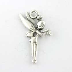 Tinker Fairy Charm Antique Silver