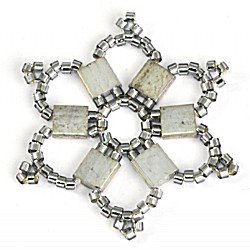 TL1865 Smokey Grey Lustre Miyuki Tila Beads