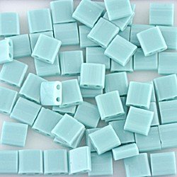 TL412 Opaque Turquoise Miyuki Tila Beads