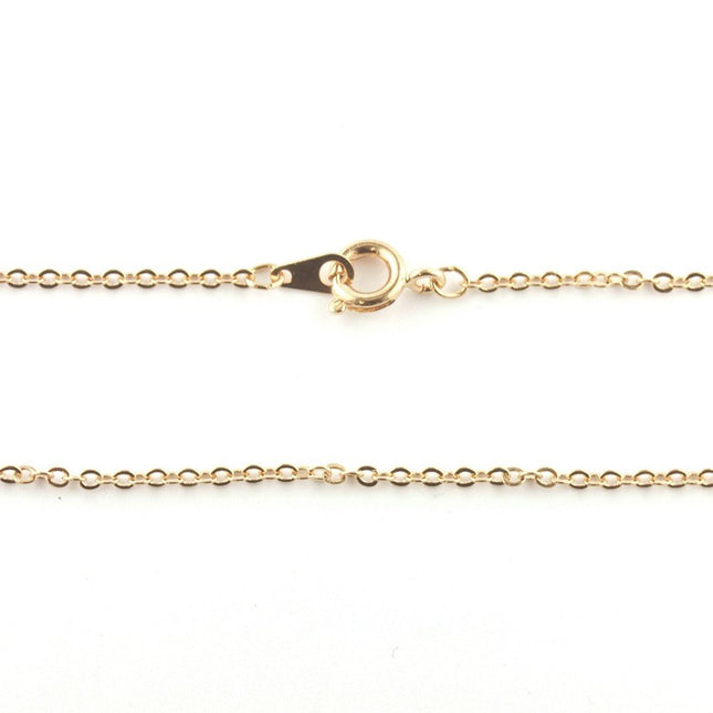 18 Inch Trace Chain Rose Gold Plated