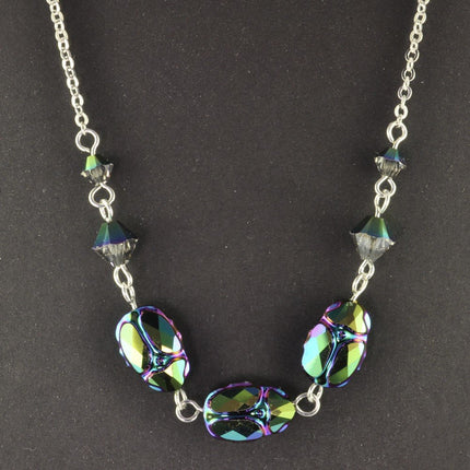 18 Inch Trace Chain Silver Plated