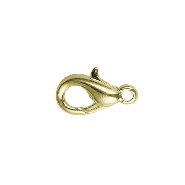 Trigger clasp gold plated small