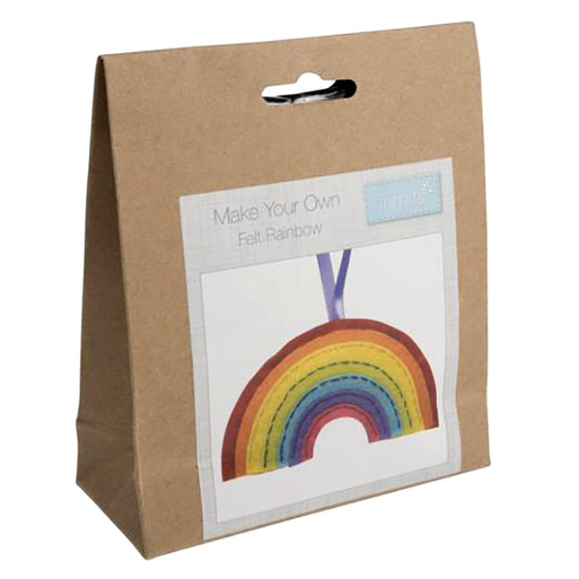 make your own felt rainbow