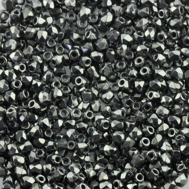 czech glass faceted true2 2mm faceted glass beads