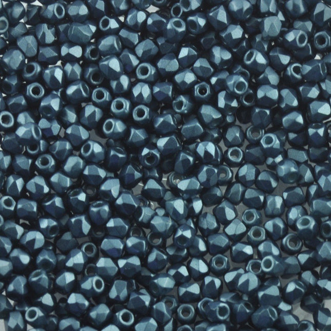 2mm czech glass faceted glass beads true twos
