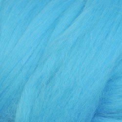 Turquoise Merino Roving for felting