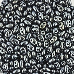 Twin Beads Haematite