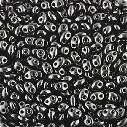 Twin Beads Opaque Black
