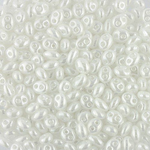 Twin Beads Pearl White