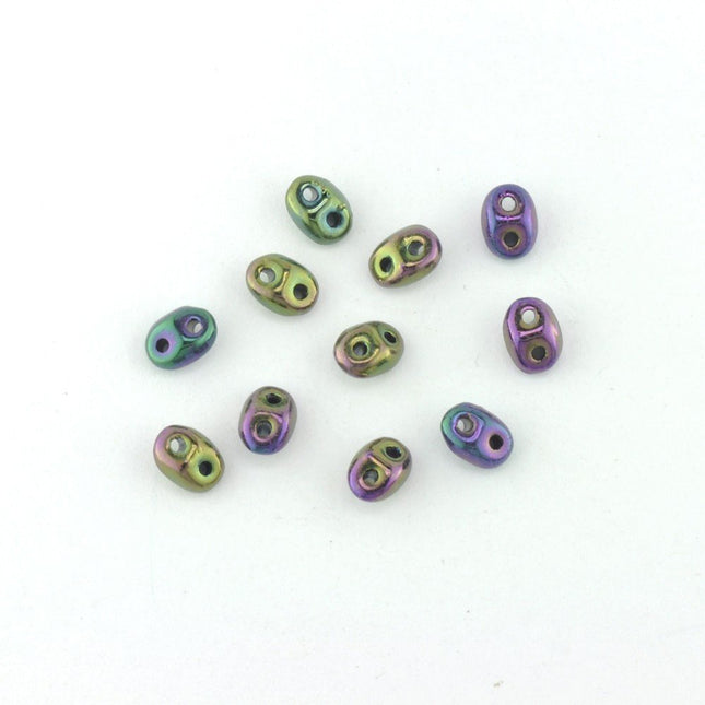 Superduo Beads Iridescent Purple