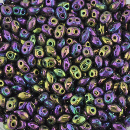 Superduo Beads Iridescent Purple