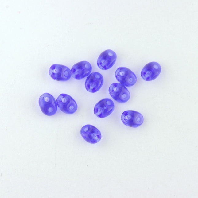 Superduo Beads Trans. Blue