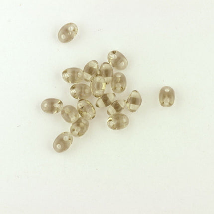 Superduo Beads Trans. Grey