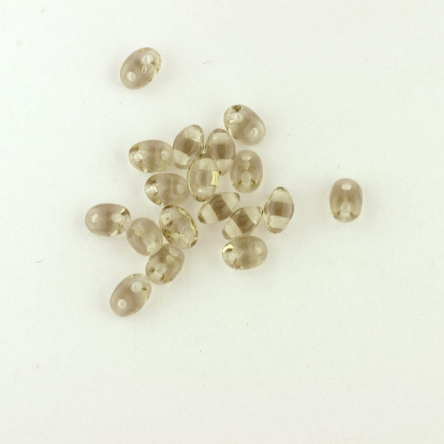 Superduo Beads Trans. Grey