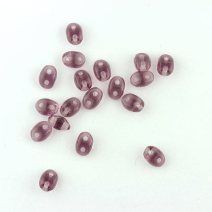 Superduo Beads Transparent Amethyst