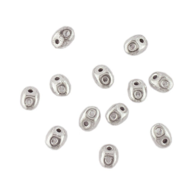 Superduo Beads Galvanised Silver