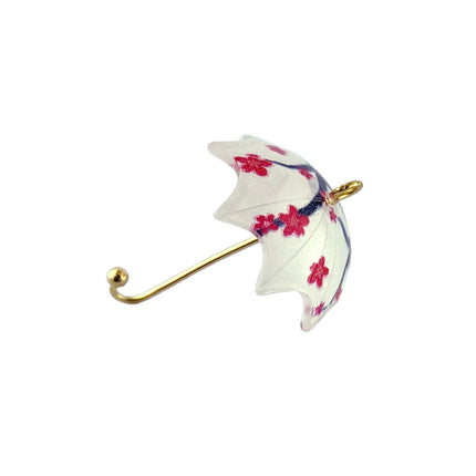 Acrylic White Tree Umbrella Pendant side view