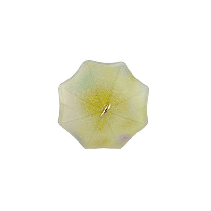 Acrylic Yellow Umbrella Pendant top view
