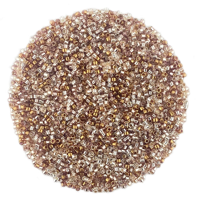 Miyuki Delica Bead Vintage Rose Mix