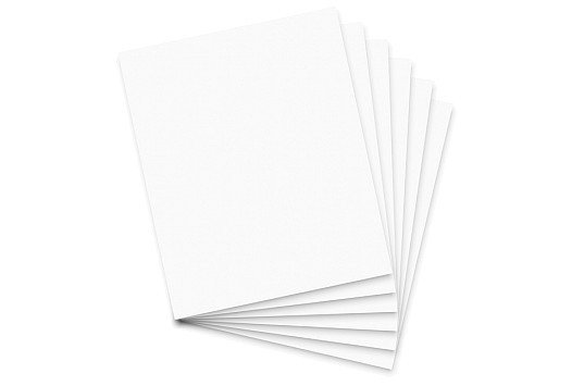A4 Grafix - White Printable Shrink Plastic also known as shrink film